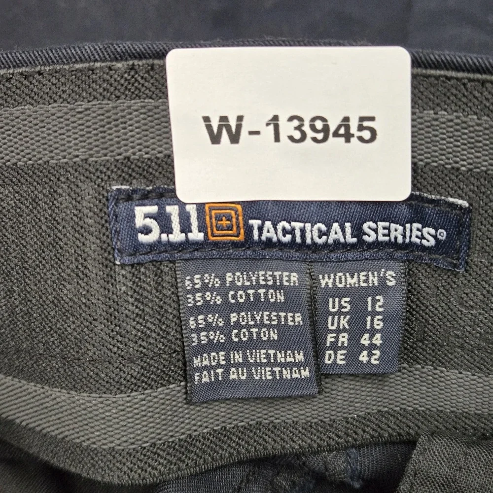 5.11 Tactical Series Women Pants US 12 Black Cargo PDU Tactical 30